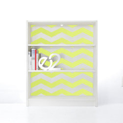 PANYL Day Glo Chevrons for IKEA BILLY - Home Decor