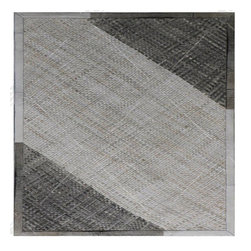 SLANT BORDER BASKET WEAVE RUG - Carpet Flooring