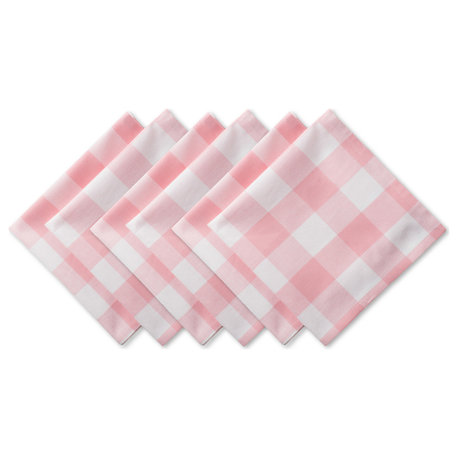 DII Pink Buffalo Check Napkin (Set of 6)