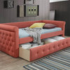 Polyester Daybed in Pink