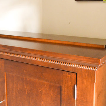 Automated TV Lift Cabinet in Solid Cherry (The Richmond)