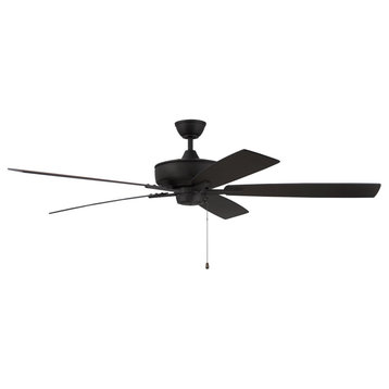 Craftmade Super Pro 60" Ceiling Fan With Blades, Espresso