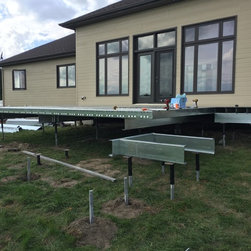 Paverdeck with wheel chair ramp - Landscaping Stones And Pavers