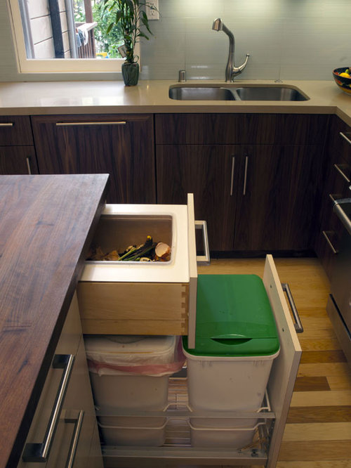 In-Counter Compost Bin Home Design Ideas, Pictures, Remodel and Decor