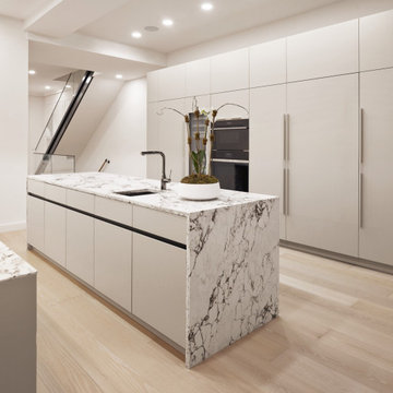 Upper West Side soft white kitchen