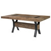 Industrial Dining Table 72"