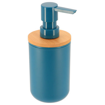 Blue Bath Hand Soap & Lotion Dispenser PADANG 10 FL OZ Bamboo
