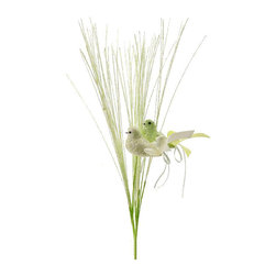 Shea's Wildflower - Spring Birds In Grass, Set Of 2 - Wreaths And Garlands