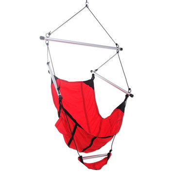 Parachute Hammock Chair, "Nusa Dua Red"