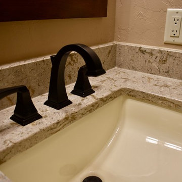 Spacious Acrylic Shower | Full Bathroom Remodel