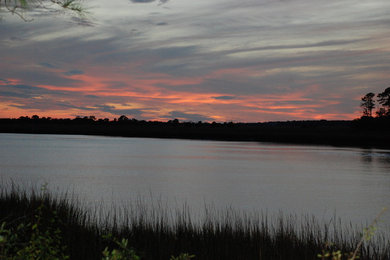 This is an example of a coastal landscaping in Charleston.