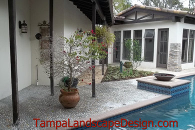Patio - mediterranean patio idea in Tampa