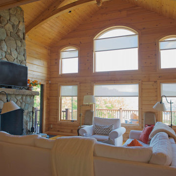 Gorgeous windows in Living room.