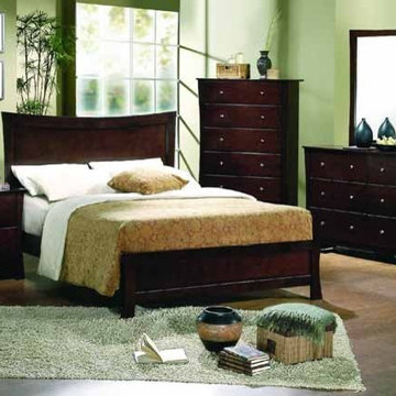 Yuan Tai Furniture - Milano 4 Piece Queen Bedroom Set - ML3580Q-4SET-DR-M-CH