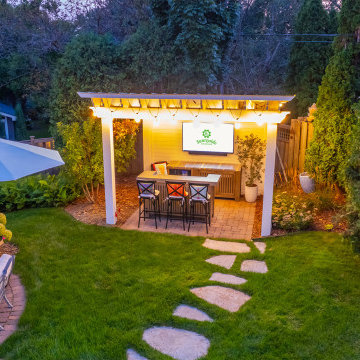Backyard Gazebo Bar + Patio