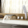 Deck-Mount Tub Faucet with Shower Handle