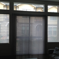 Hunter Douglas Luminette Window Coverings - Vertical Blinds