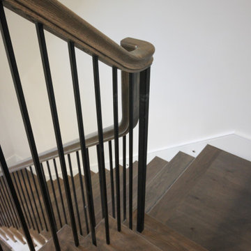 Project #82 | Three-Level Staircase with Extended Balcony