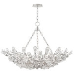 Hudson Valley Lighting - Tulip 9 Light 40" Chandelier, Clear K9 Crystal, Silver - Features:
