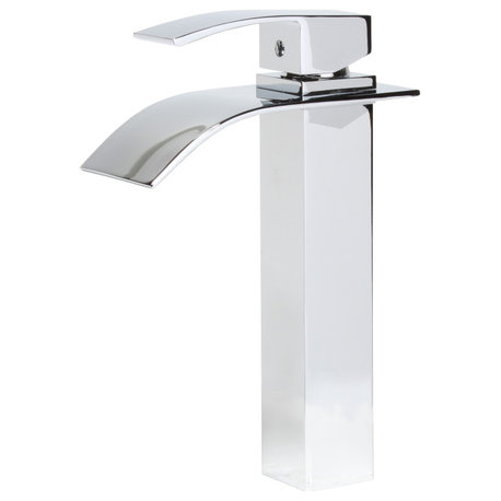 Eclipse Single Lever WaterSaver Vessel Faucet, Chrome