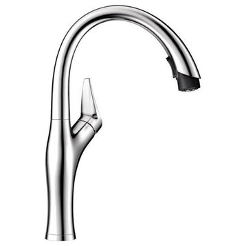 Blanco 442038 Chrome Artona Pull-Down Kitchen Faucet, 1.5 GPM