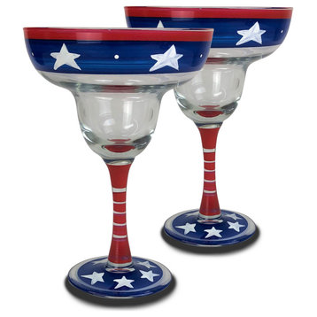 Stars and Stripes Margarita Patriotic Collection, Set of 2