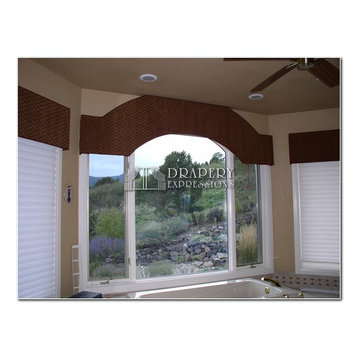 Window treatments with Cornice Boards