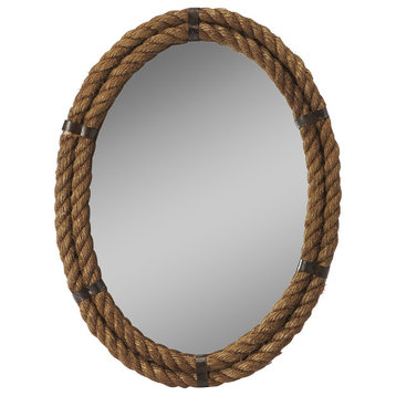 Darby Oval Rope Wall Mirror, 3961120