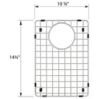 Karran GR-6016 Stainless Steel Grid 10 1/4" x 14-3/4", QT-811/QU-811 small bowl