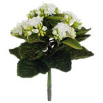 Silk Plants Direct - Silk Plants Direct Kalanchoe Bush - White - Pack of 12 - If you’re looking for ideas to style up your weary and mundane rooms, then our artificial Kalanchoe Bush is something which should definitely top your to-buy list. Highly practical and attractive home décor accessories which will help you create your best space in no time, we have silk Kalanchoe Bush which will bring a refined appeal to the setting till times to come. Measuring 9", these accents are available in a pack of 12 and will uplift the look and feel in any setting. Crafted from premium quality material, our faux Kalanchoe Bush comes in a stunning White color and will spruce up your space. They look highly lifelike and do not require any sort of constant upkeep.