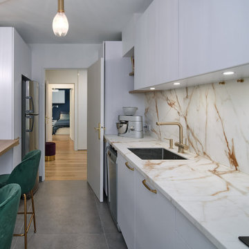 Un appartement style Art déco - tout en couleur