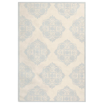 Safavieh Chelsea Collection HK359 Rug, Ivory/Blue, 3'9"x5'9"