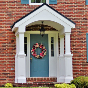 Portico adds dimension and interest