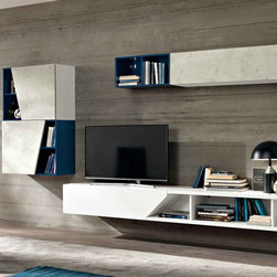 Spar Exential Wall Unit Composition T02 - $3,499.00 - Entertainment Centers And Tv Stands