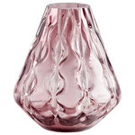 Cyan Design - Cyan Design 11074 Small Geneva Vase - CYAN DESIGN 11074 Small Geneva Vase. Finish: Blush. Material: Glass. Dimension(in): 8.5(L) x 8.5(W) x 10(H) x 8.5(Dia).