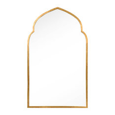 Royan Global Bazaar Antique Gold Leaf Moroccan Arch Mirror