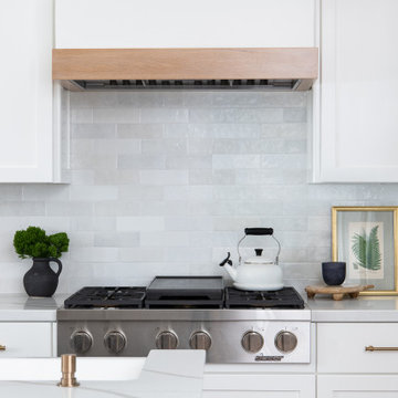 Natural Wood Base Exhaust Hood