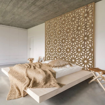 Moroccan Headboard Bohemian style Bedroom Bacdrop Wall Panels By MoroDeco.ltd