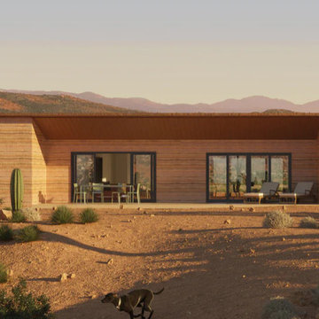 Rammed Earth Home in the California