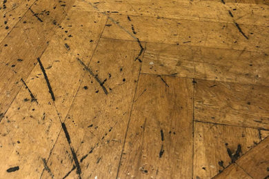Scratched and Dented Timber Floor