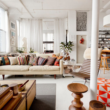 My Houzz: Walls of Art and Glass in a Brooklyn Loft