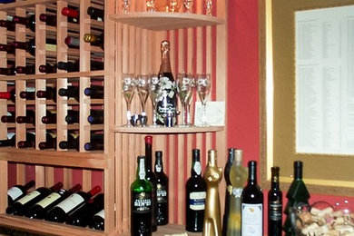 Example of a wine cellar design in Richmond
