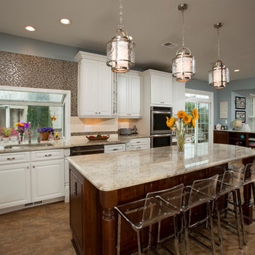 Addition Provided an In-Law-Suite,New Bedrooms for Teens,and a Gourmet Kitchen