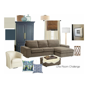 Design Boards - bonus room makeover