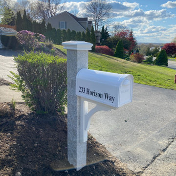 Granite Mailbox Posts