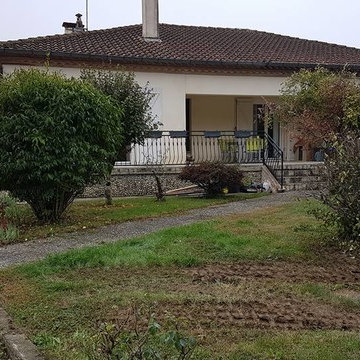 Jardin pavillonnaire sans entretien