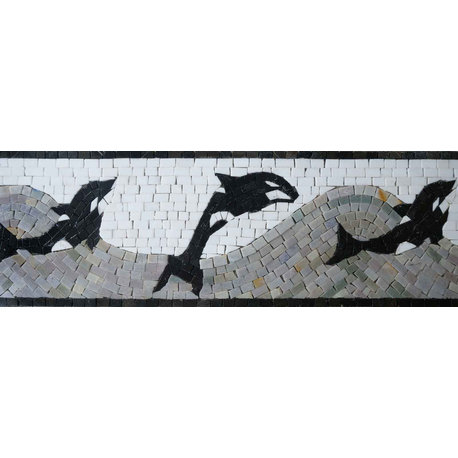 Killer Whale - Border Mosaic