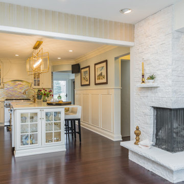 Painted White Kitchen Cabinets