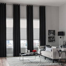 Shades with Side Panels - Curtains