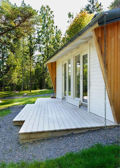 Скандинавский Фасад дома by Zid&eacute;n Arkitektur AB